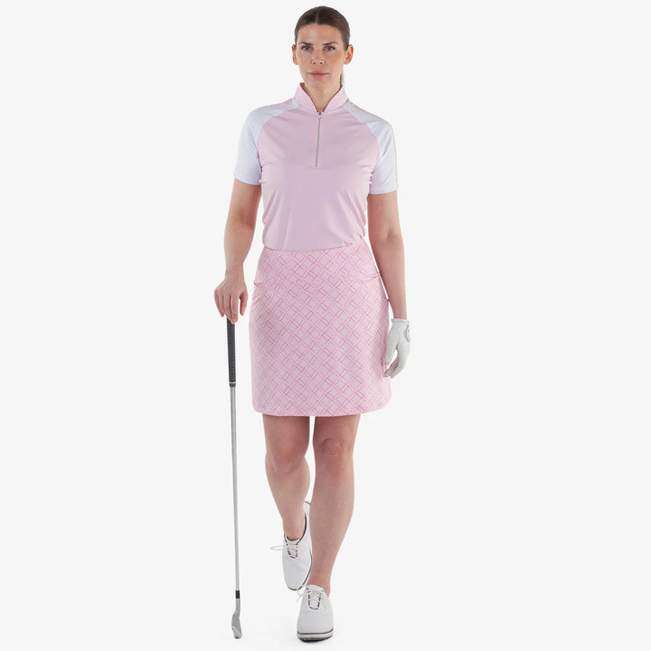 Marielle is a Breathable golf skirt with inner shorts for Women in the color Pink/Fuchsia(2)