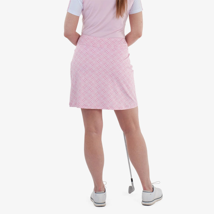 Marielle is a Breathable golf skirt with inner shorts for Women in the color Pink/Fuchsia(5)