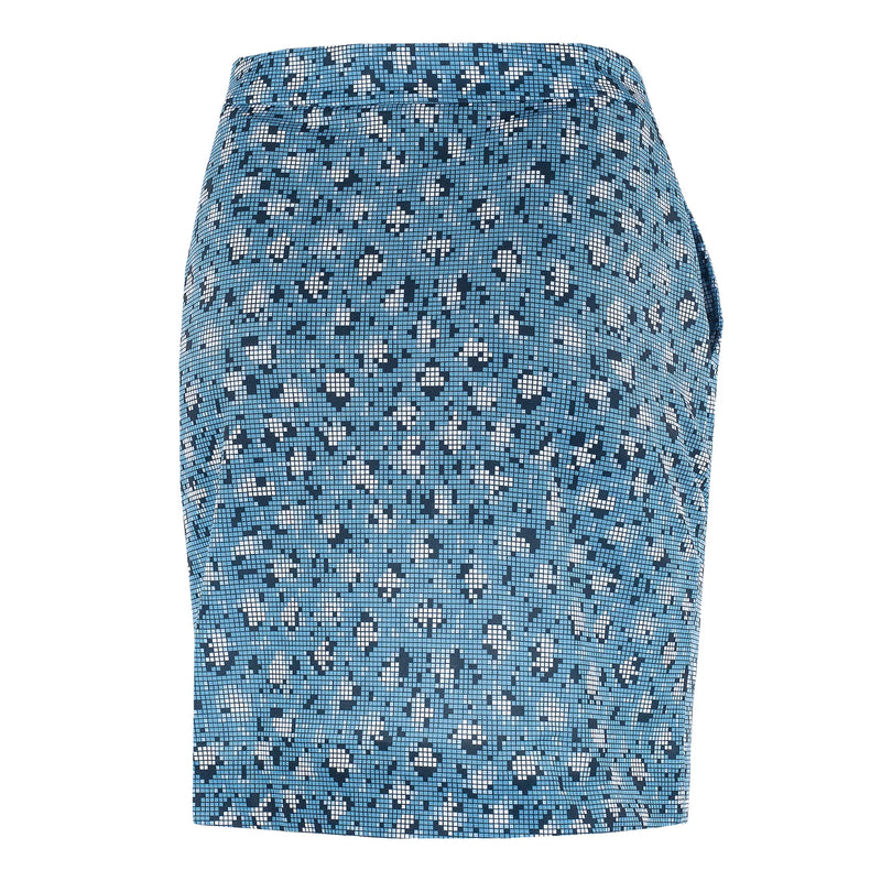 Marie is a Breathable golf skirt with inner shorts for Women in the color Blue Bell(4)