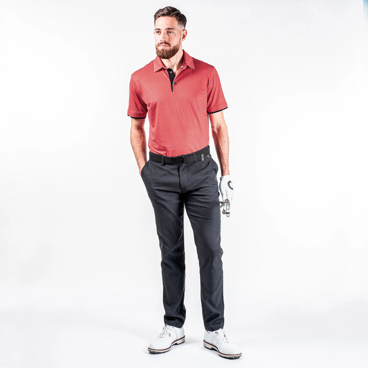 Mark is a Breathable short sleeve shirt for Men in the color Imaginary Red(2)