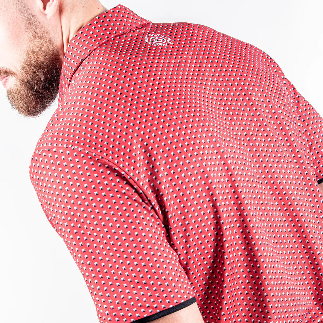 Mark is a Breathable short sleeve shirt for Men in the color Imaginary Red(6)