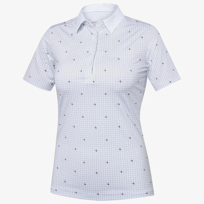 Marlene is a Breathable short sleeve golf shirt for Women in the color Sand/White(0)
