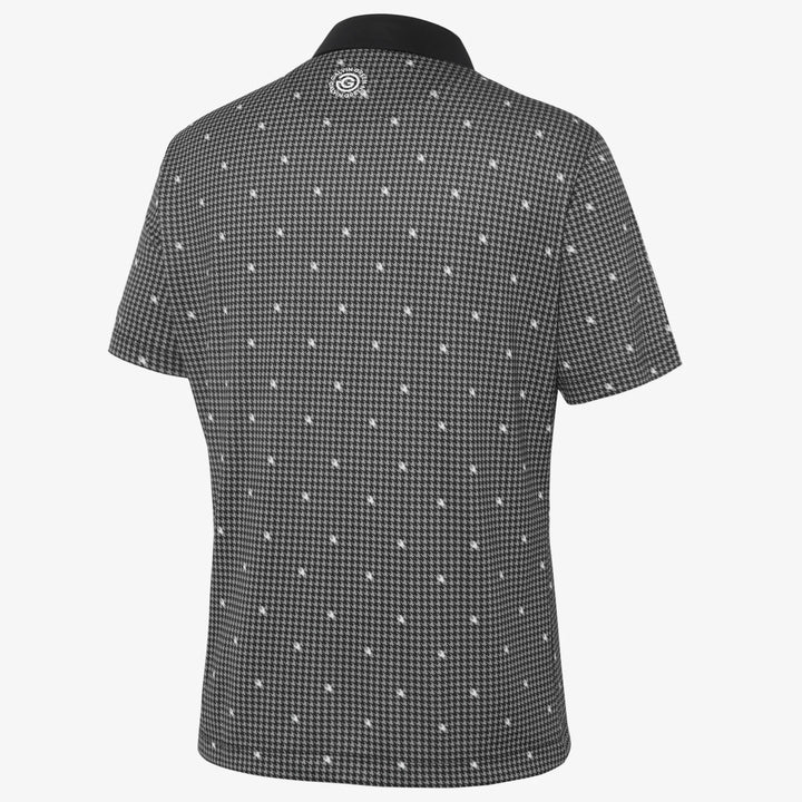 Marley is a Breathable short sleeve golf shirt for Men in the color Sharkskin/Black(7)