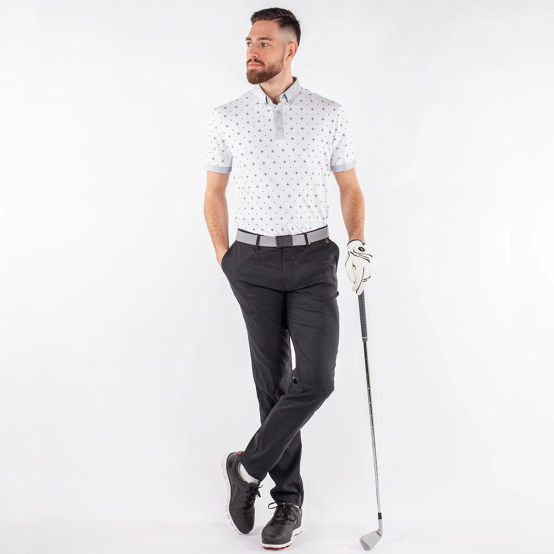 Marlow is a Breathable short sleeve shirt for Men in the color White(2)