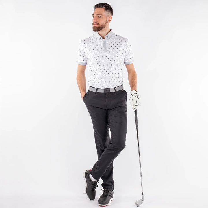 Marlow is a Breathable short sleeve shirt for Men in the color White(2)