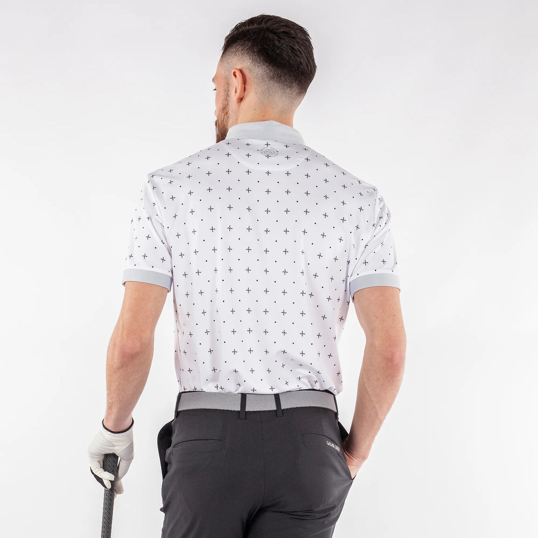 Marlow is a Breathable short sleeve shirt for Men in the color White(6)