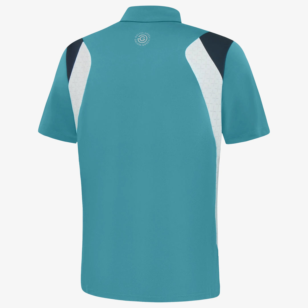 Marshall is a Breathable long sleeve golf shirt for Men in the color Storm Blue/Navy/White(6)
