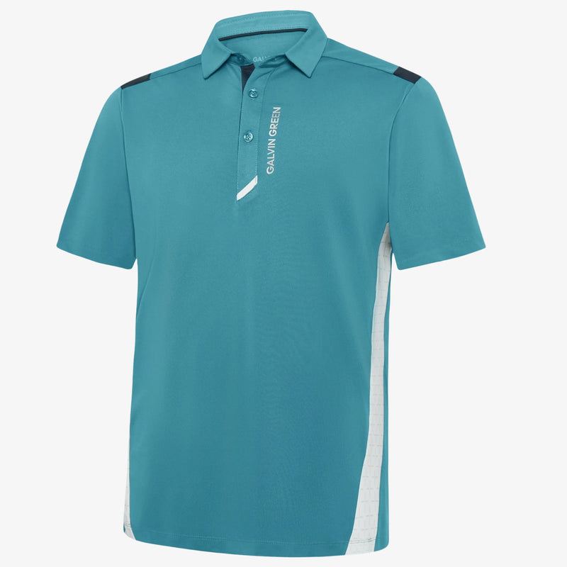 Marshall is a Breathable long sleeve golf shirt for Men in the color Storm Blue/Navy/White(0)