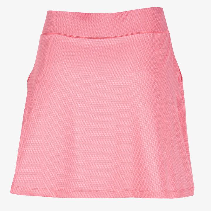 Marsha is a Breathable golf skirt with inner shorts for Women in the color Camelia Rose(7)