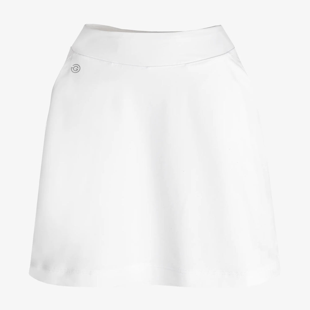 Marsha is a Breathable golf skirt with inner shorts for Women in the color White(0)