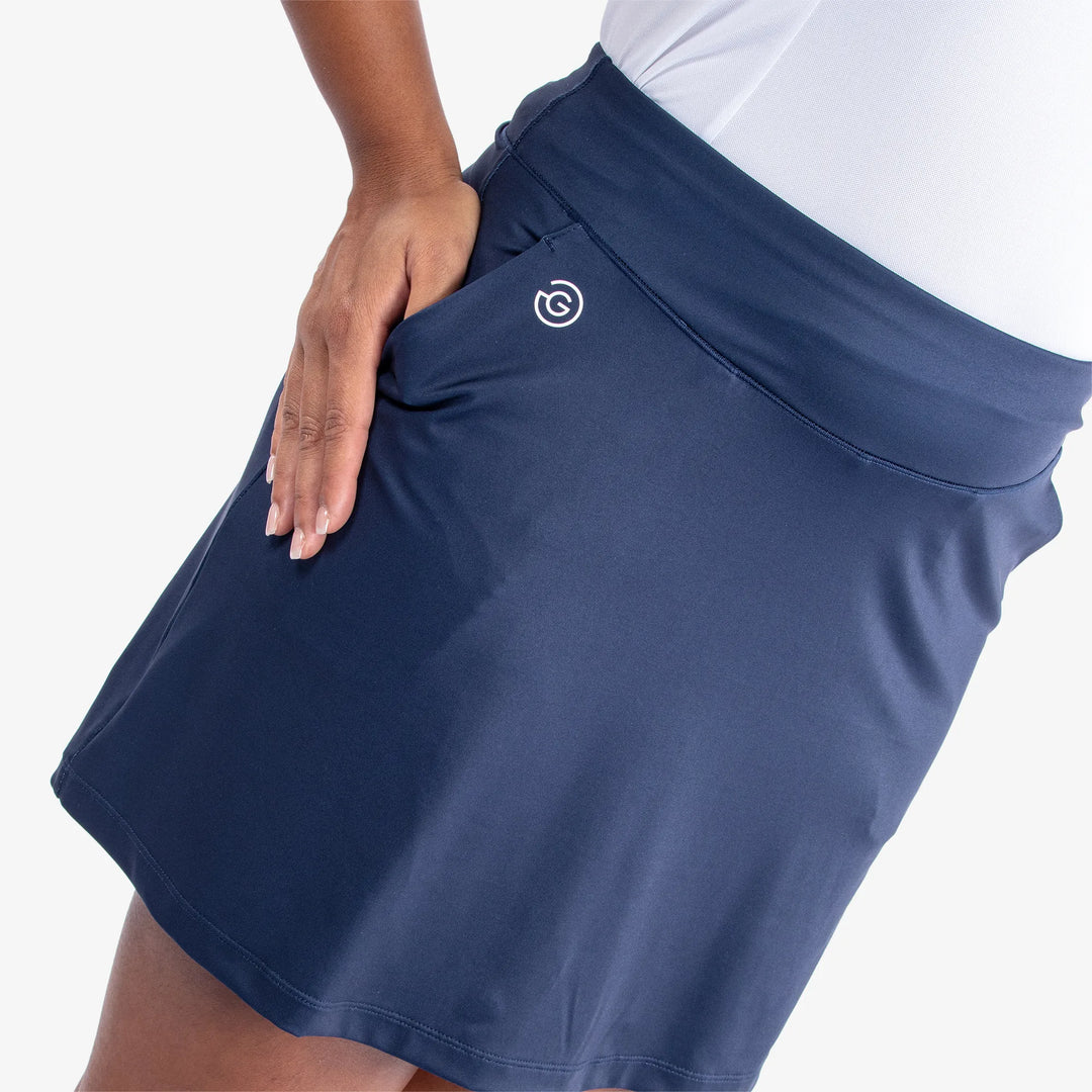 Marsha is a Breathable golf skirt with inner shorts for Women in the color Navy(3)