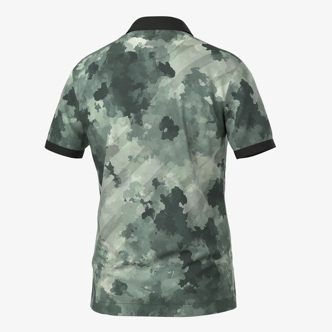 Marsh is a Breathable short sleeve golf shirt for Men in the color Jungle Green(7)