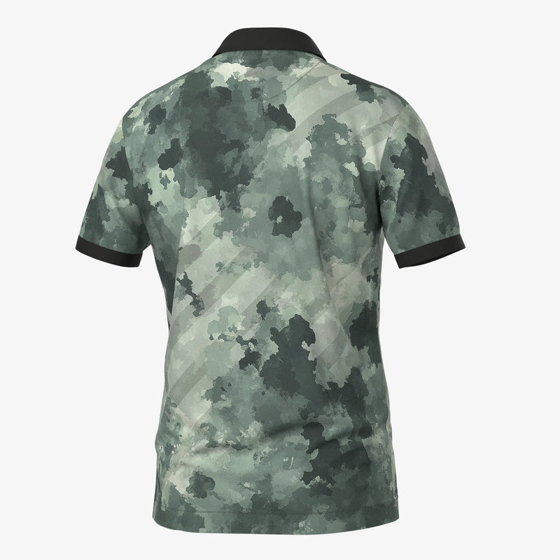 Marsh is a Breathable short sleeve golf shirt for Men in the color Jungle Green(7)