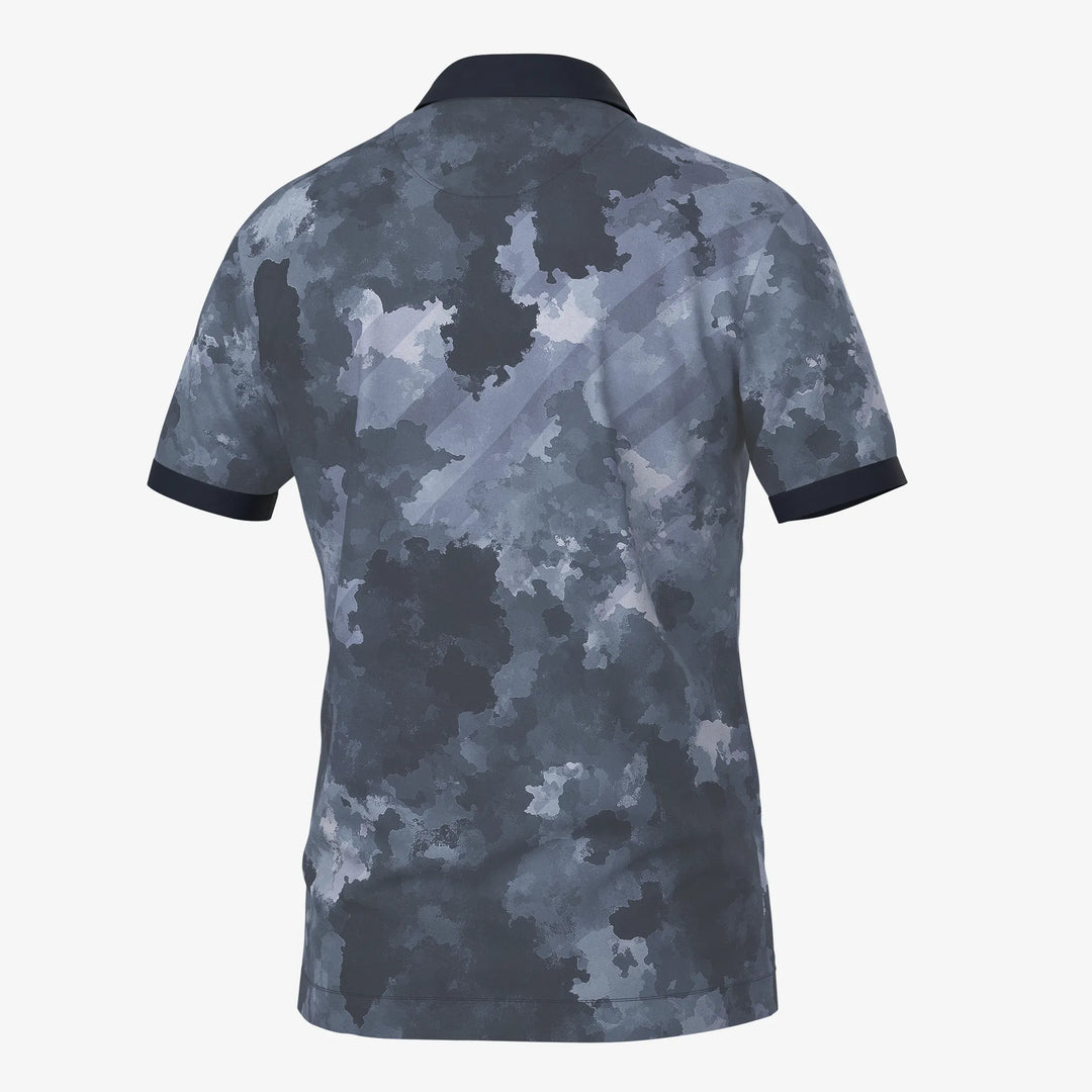 Marsh is a Breathable short sleeve golf shirt for Men in the color Navy(7)