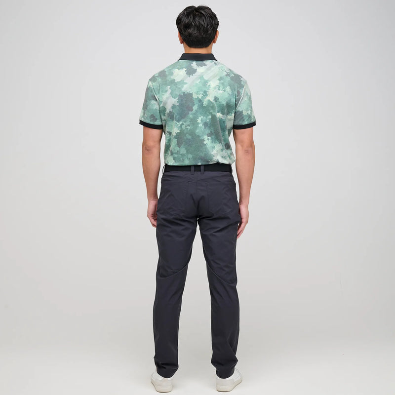 Marsh is a Breathable short sleeve golf shirt for Men in the color Jungle Green(6)