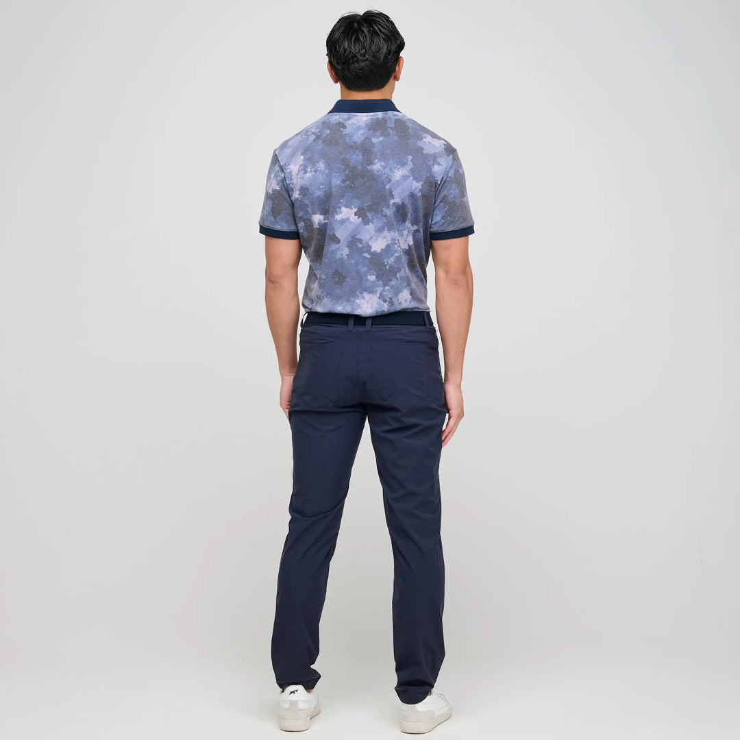 Marsh is a Breathable short sleeve golf shirt for Men in the color Navy(6)