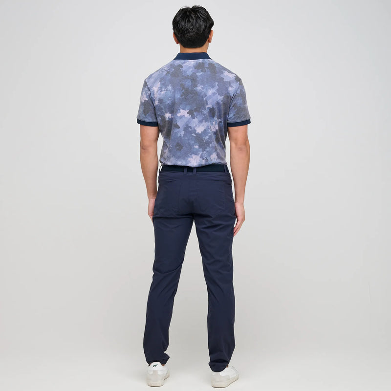 Marsh is a Breathable short sleeve golf shirt for Men in the color Navy(6)