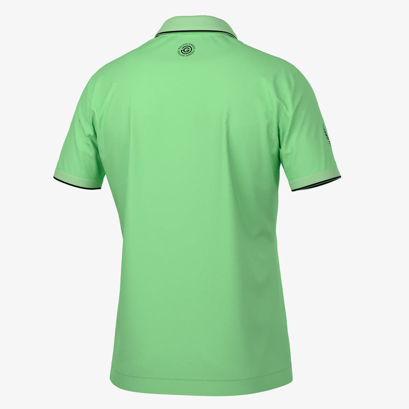 Marty is a Breathable short sleeve golf shirt for Men in the color Fresh Green(7)