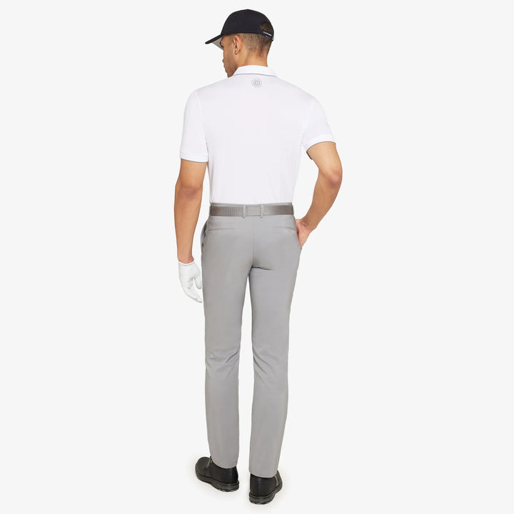 Marty is a Breathable short sleeve golf shirt for Men in the color White(7)
