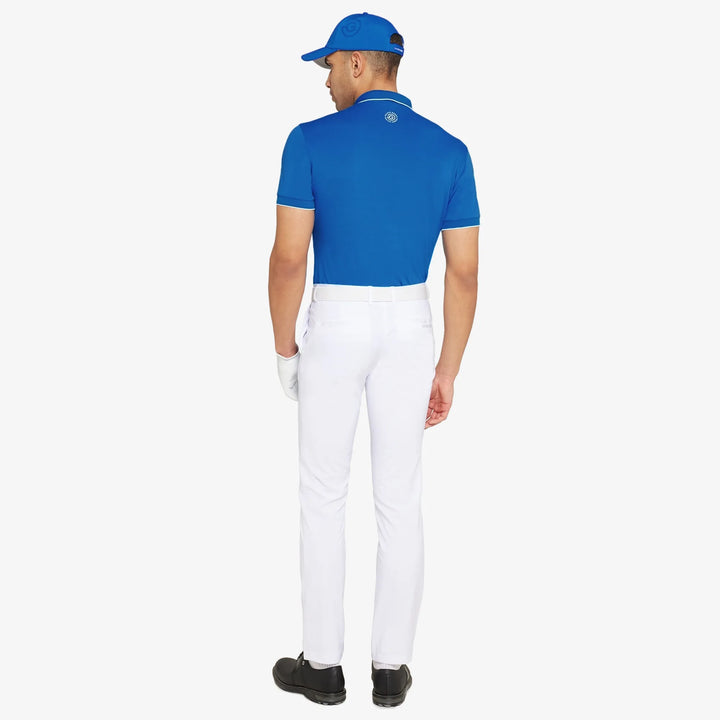Marty is a Breathable short sleeve golf shirt for Men in the color Royal Blue(6)