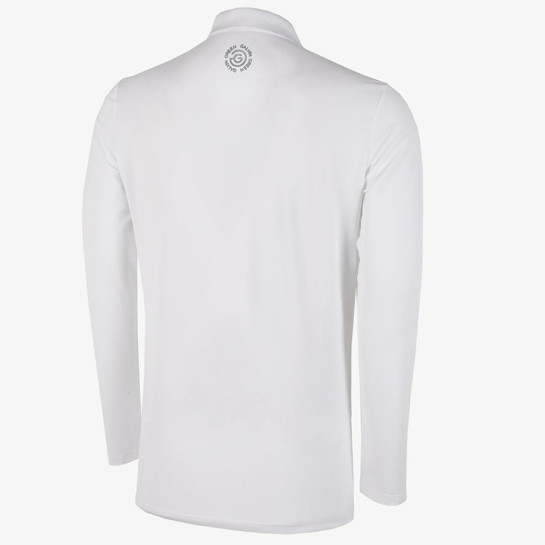 Marwin is a Breathable long sleeve golf shirt for Men in the color White(7)