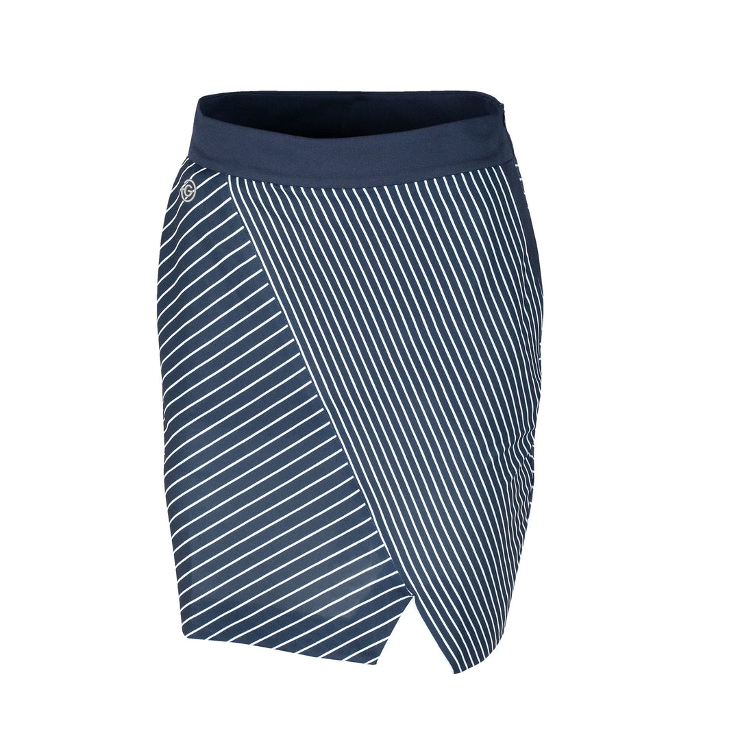 Masey is a Breathable golf skirt with inner shorts for Women in the color Fantastic Blue(0)