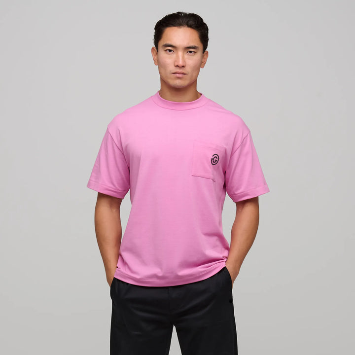 Mason  is a Breathable short sleeve shirt for Men in the color Super Pink(1)
