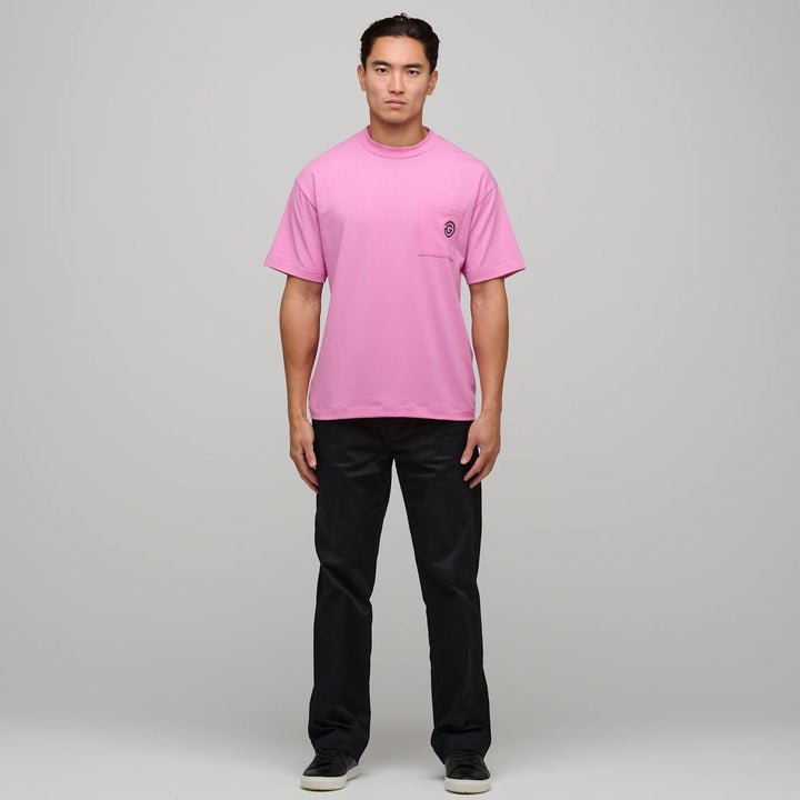 Mason  is a Breathable short sleeve shirt for Men in the color Super Pink(2)