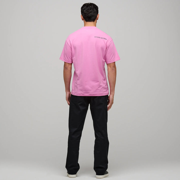 Mason  is a Breathable short sleeve shirt for Men in the color Super Pink(5)