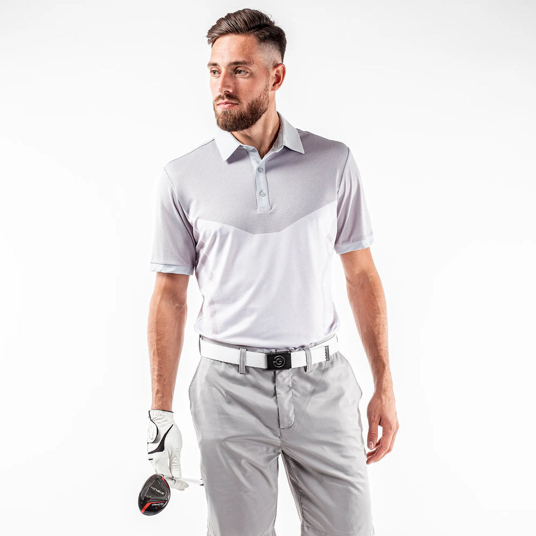 Mateus is a Breathable short sleeve shirt for Men in the color Cool Grey(1)