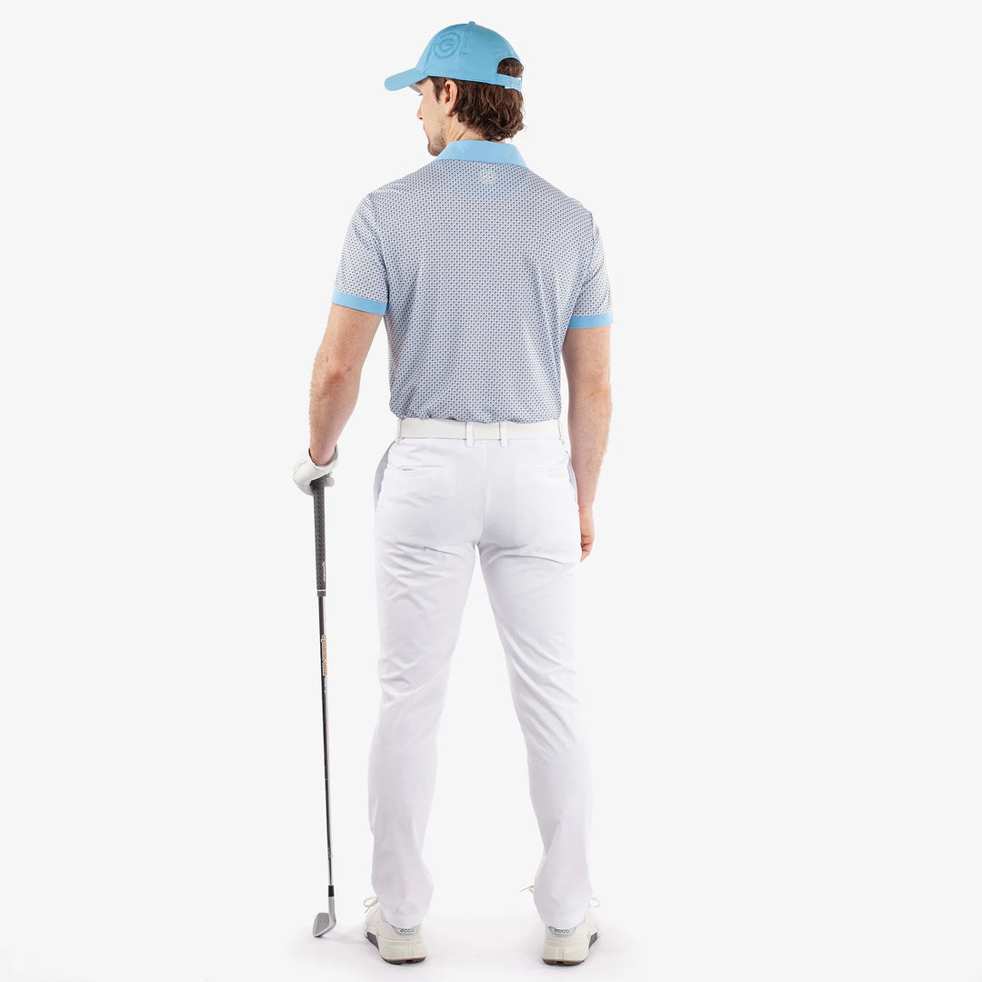 Mate is a Breathable short sleeve golf shirt for Men in the color Alaskan Blue(6)