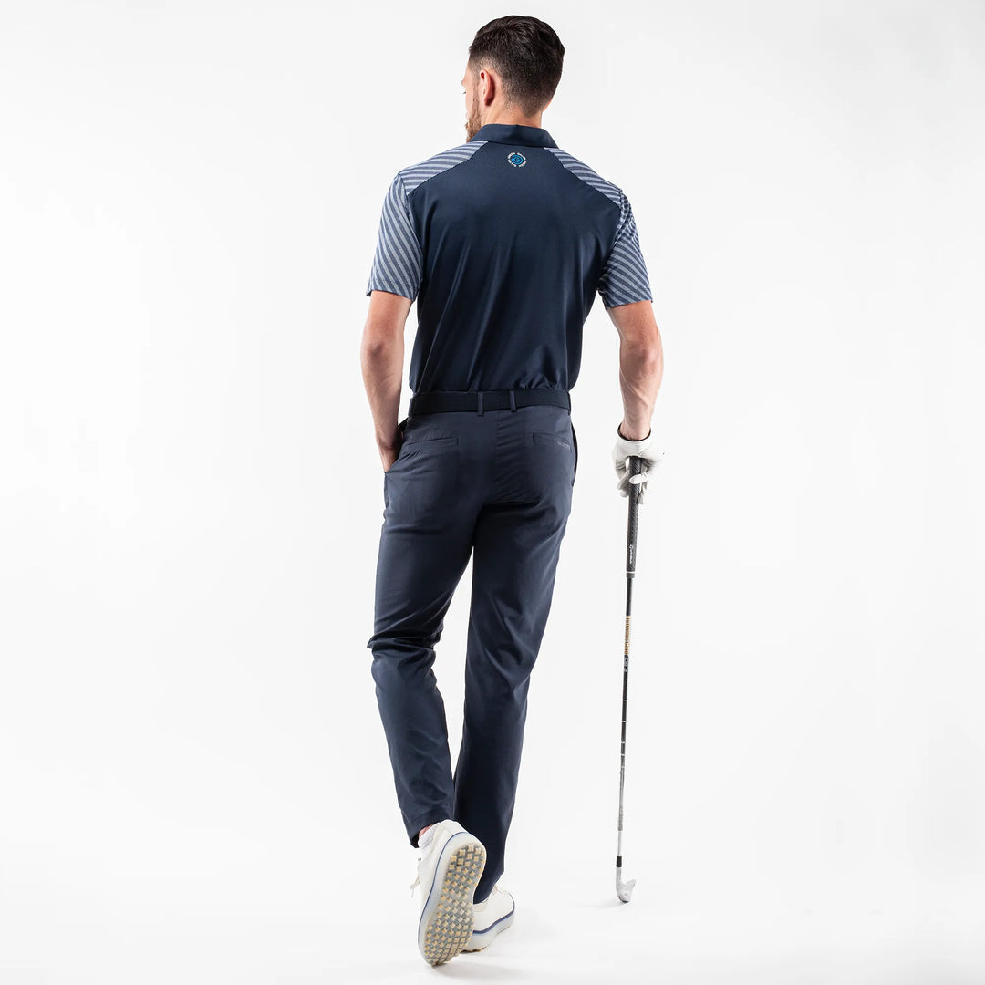 Mathis is a Breathable short sleeve shirt for Men in the color Navy(6)