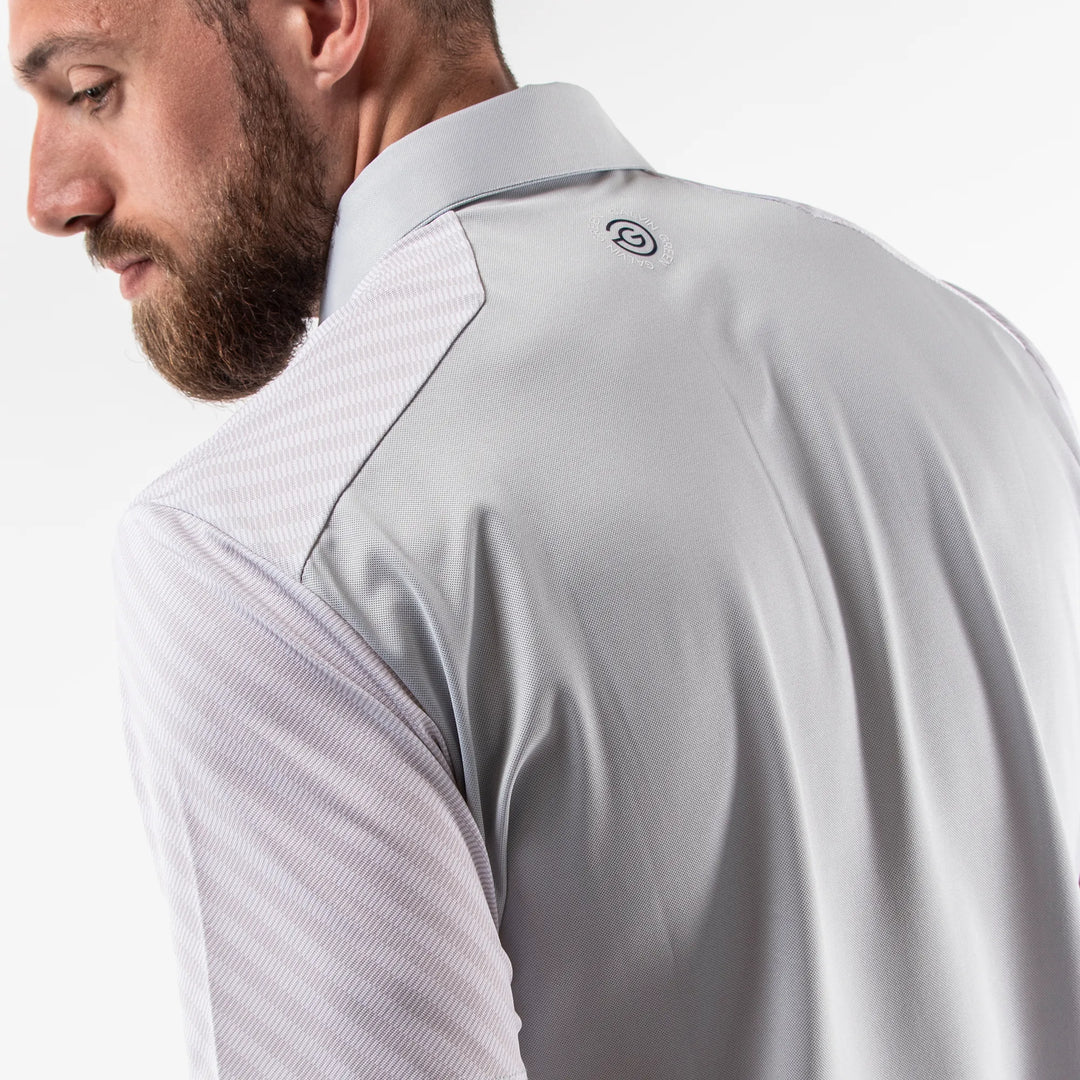 Mathis is a Breathable short sleeve shirt for Men in the color Cool Grey(5)