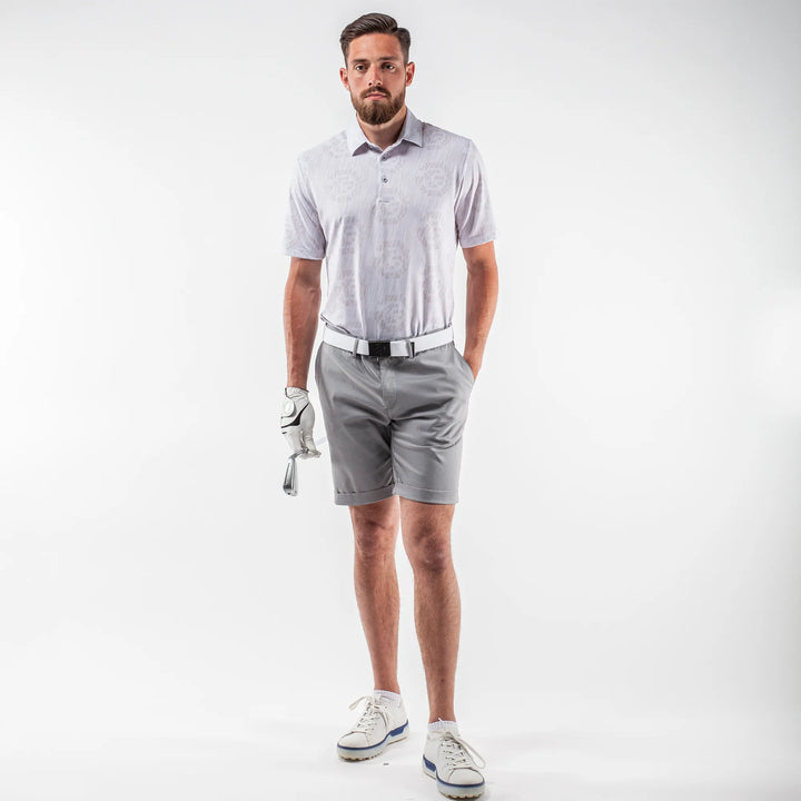 Matteo is a Breathable short sleeve shirt for Men in the color Grey base(3)