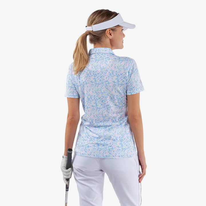 Maud is a Breathable short sleeve golf shirt for Women in the color Multicolor(4)