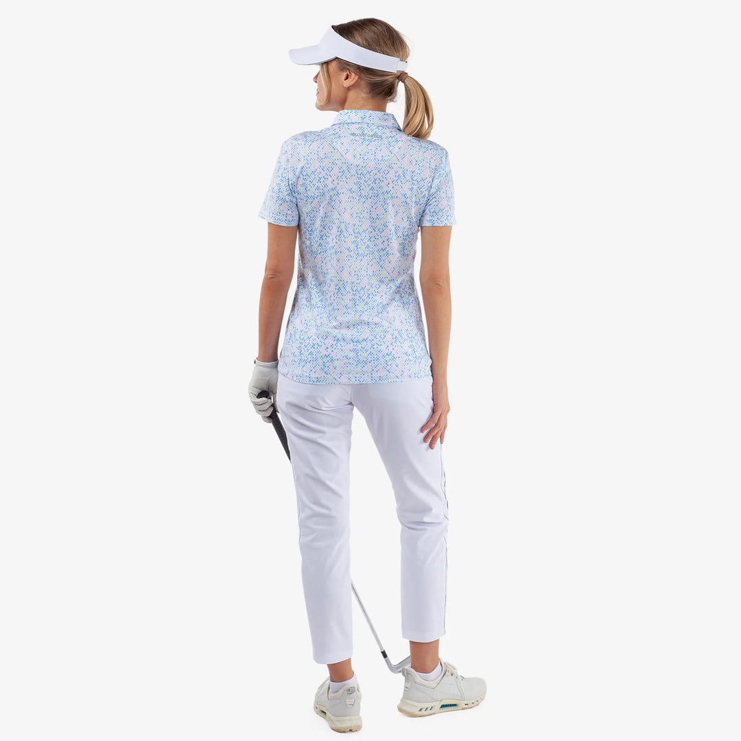 Maud is a Breathable short sleeve golf shirt for Women in the color Multicolor(6)