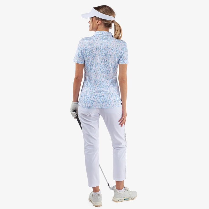 Maud is a Breathable short sleeve golf shirt for Women in the color Multicolor(6)
