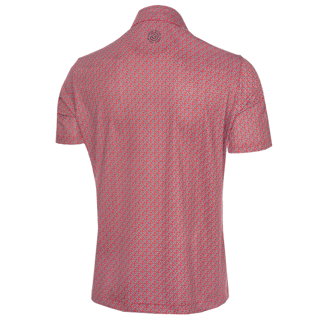 Mauro is a Breathable short sleeve shirt for Men in the color Red(9)