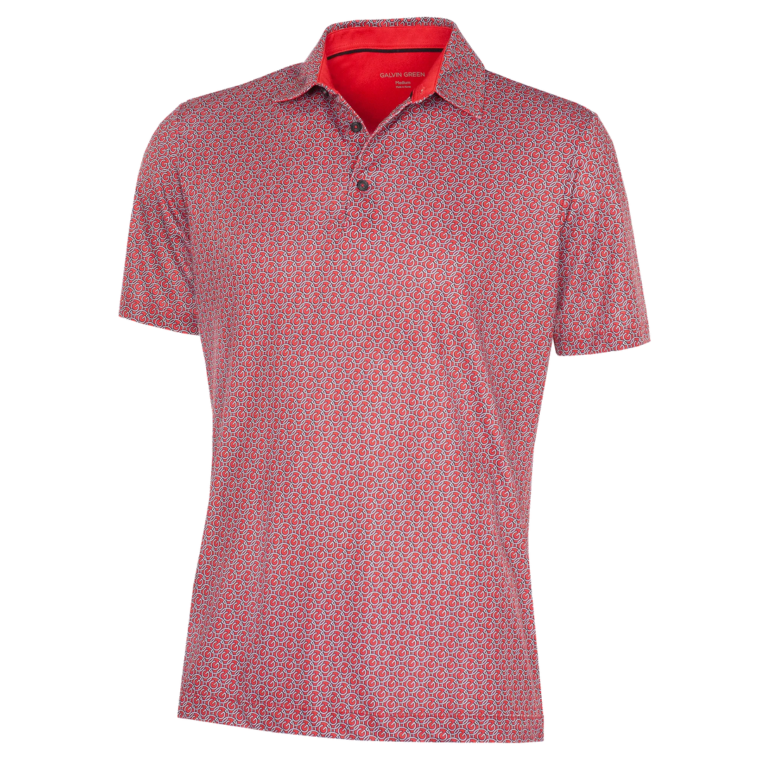 Mauro is a Breathable short sleeve shirt for Men in the color Red(0)