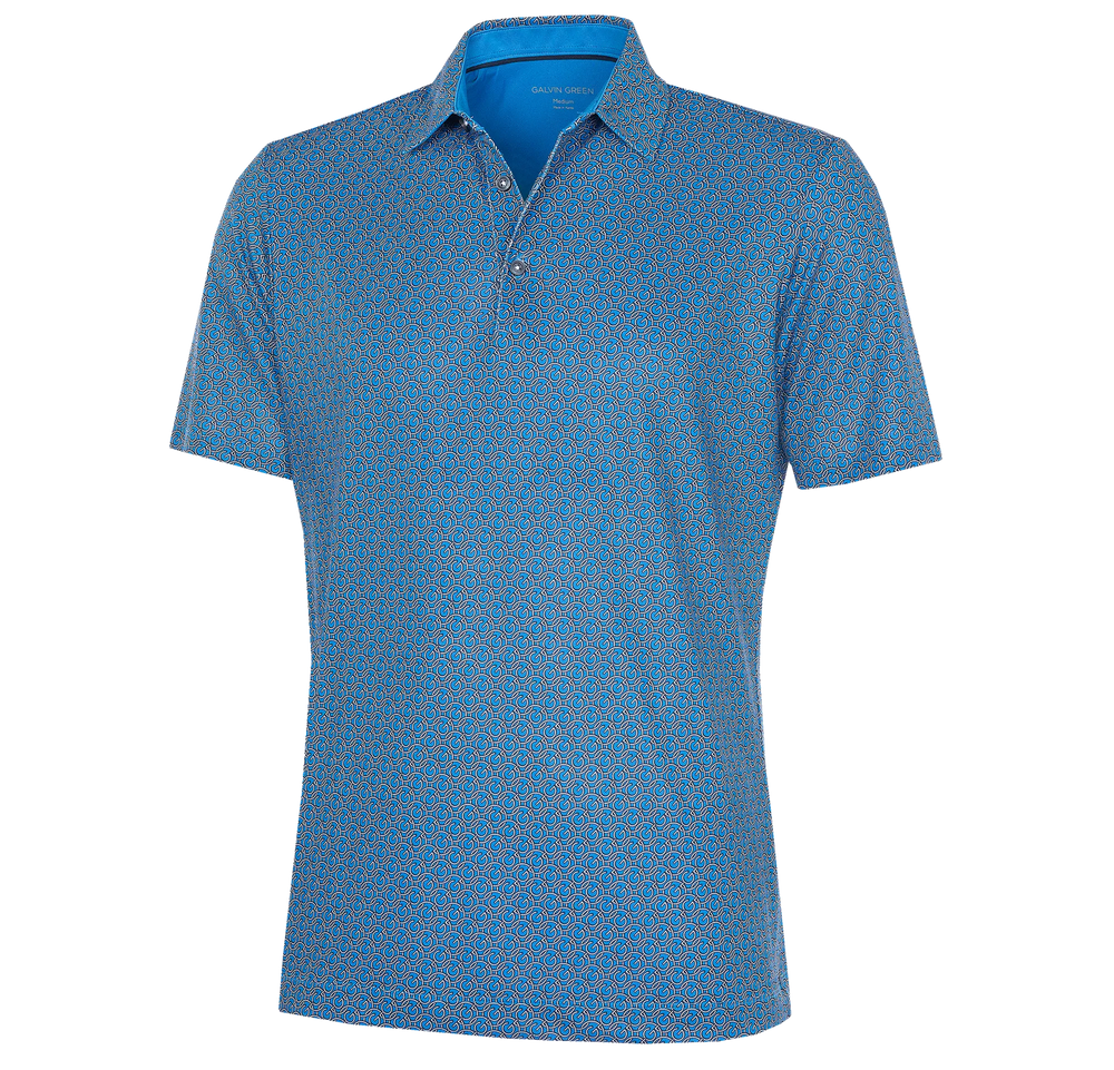 Mauro is a Breathable short sleeve shirt for Men in the color Blue Bell(0)