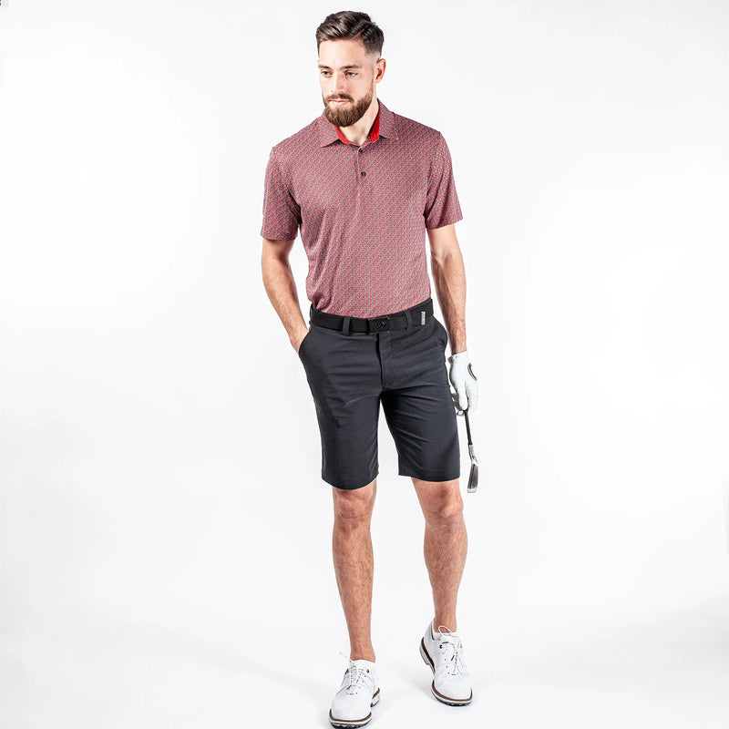 Mauro is a Breathable short sleeve shirt for Men in the color Red(3)