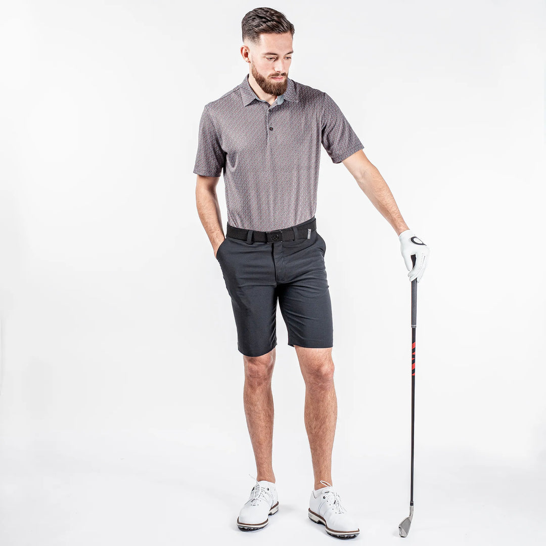 Mauro is a Breathable short sleeve shirt for Men in the color Sharkskin(2)