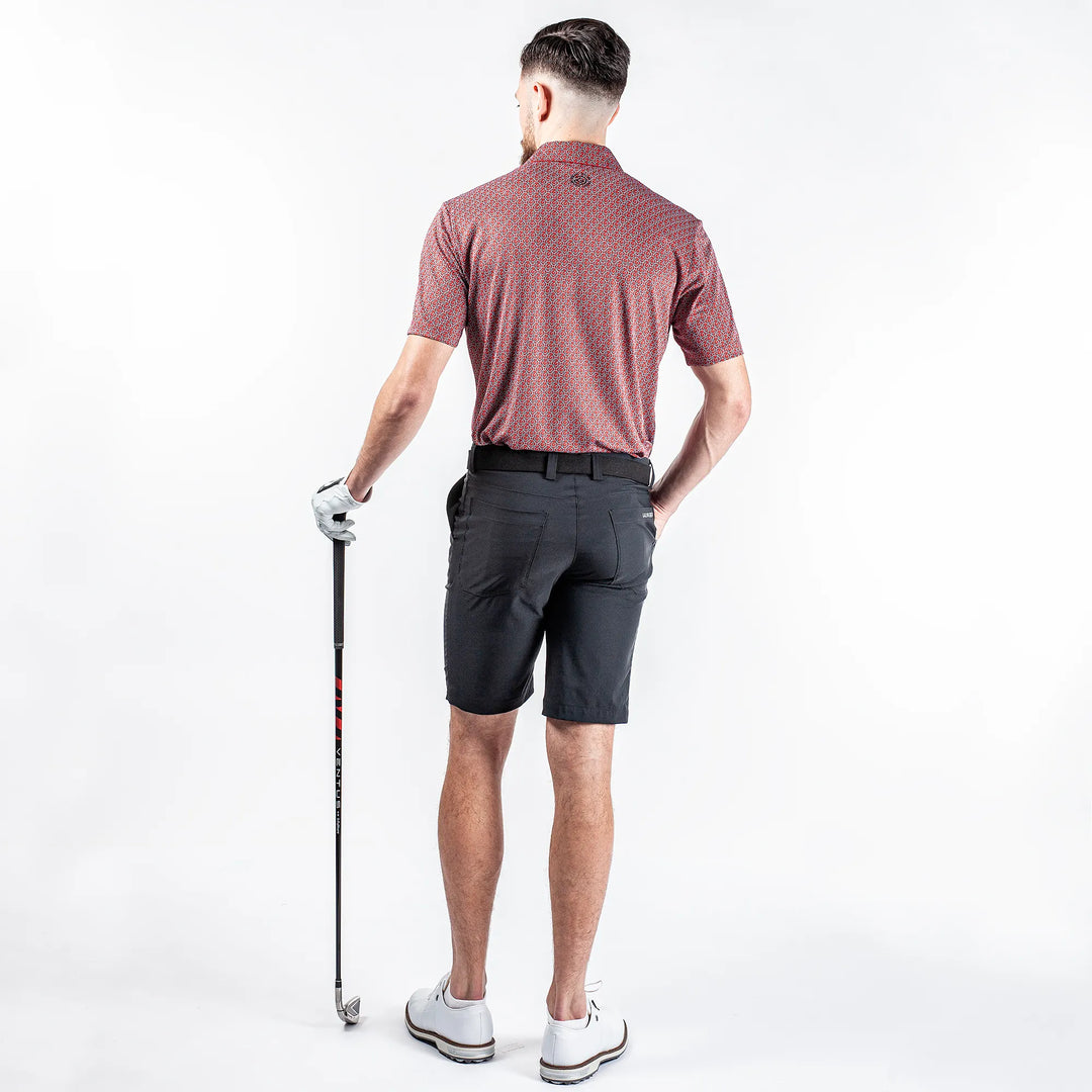 Mauro is a Breathable short sleeve shirt for Men in the color Red(8)