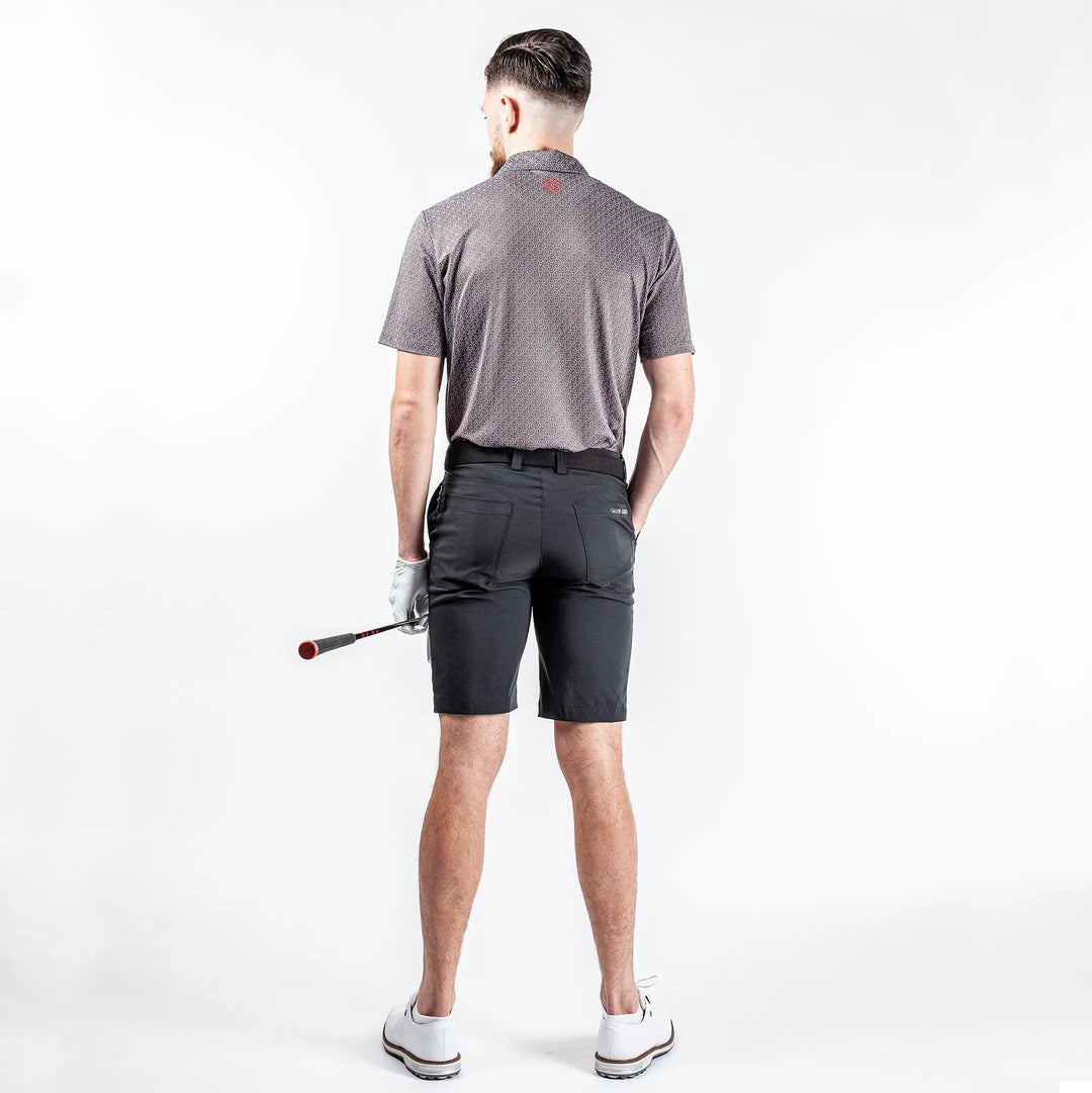 Mauro is a Breathable short sleeve shirt for Men in the color Sharkskin(7)