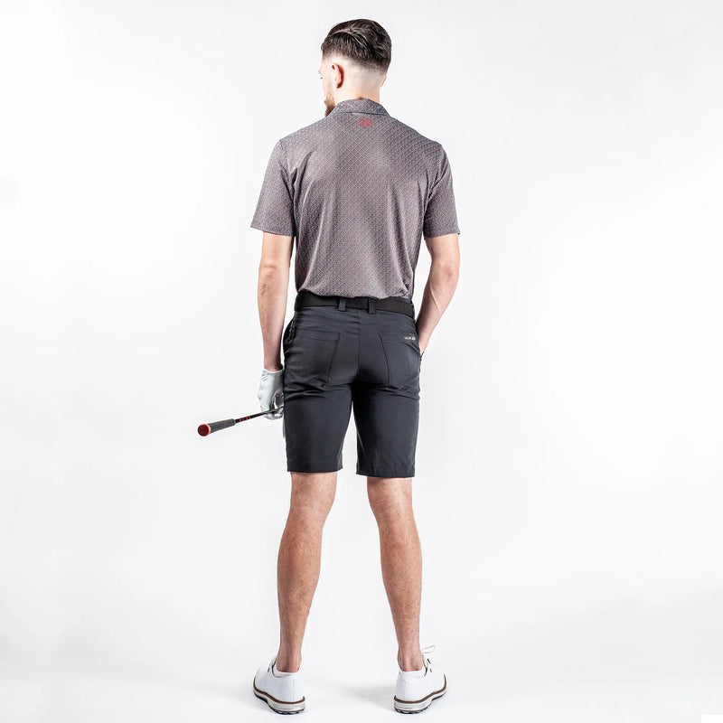 Mauro is a Breathable short sleeve shirt for Men in the color Sharkskin(7)