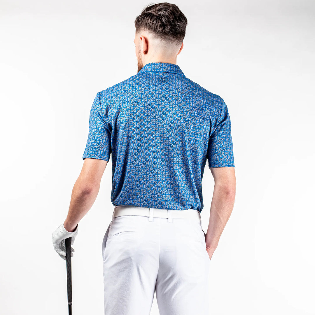 Mauro is a Breathable short sleeve shirt for Men in the color Blue Bell(5)