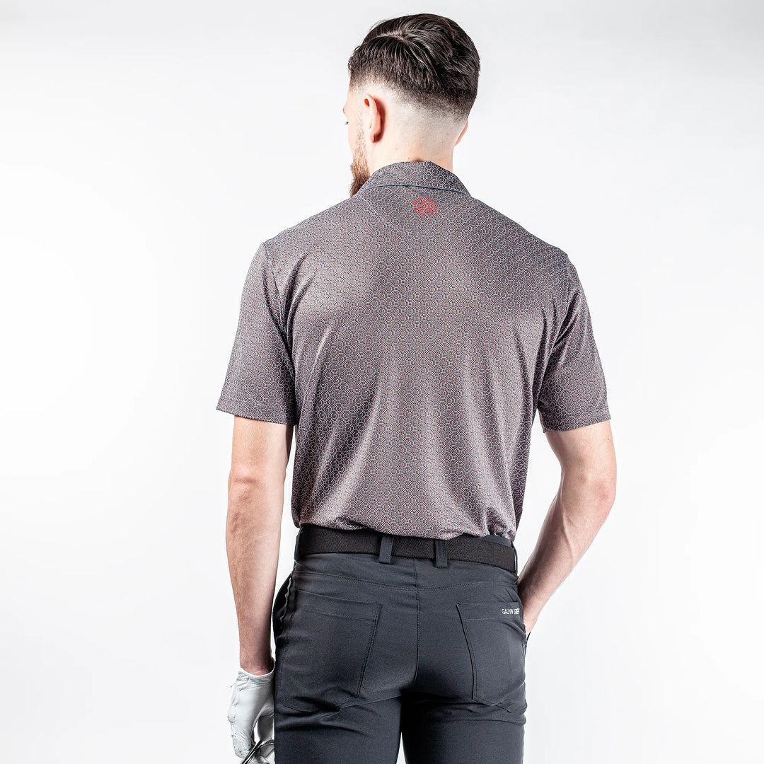 Mauro is a Breathable short sleeve shirt for Men in the color Sharkskin(5)