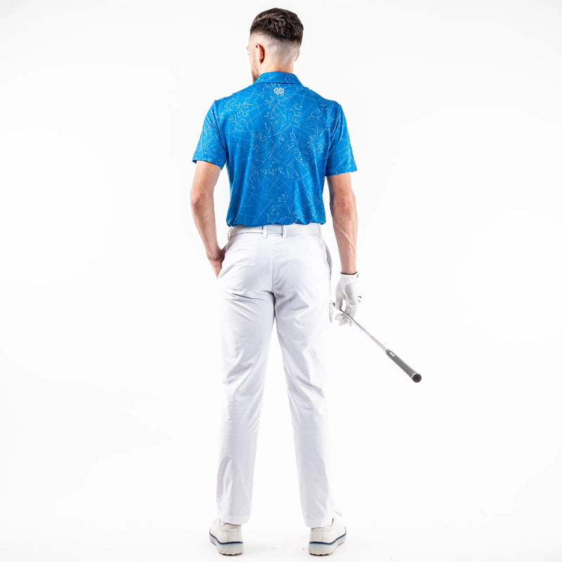 Maverick is a Breathable short sleeve shirt for Men in the color Blue Bell(8)