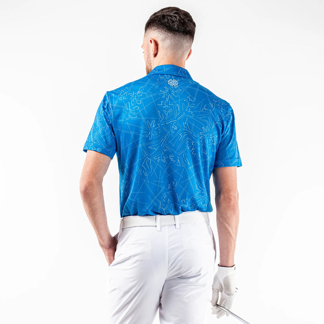 Maverick is a Breathable short sleeve shirt for Men in the color Blue Bell(6)