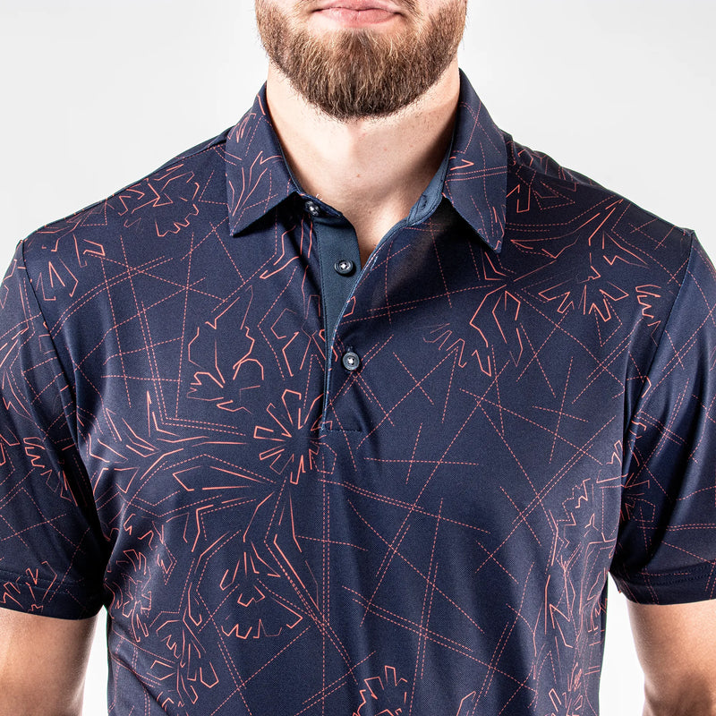 Maverick is a Breathable short sleeve shirt for Men in the color Orange(5)